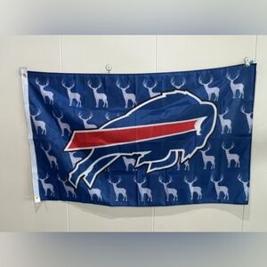Buffalo Bills Christmas Winter Flag Banner 3 x 5 Limited